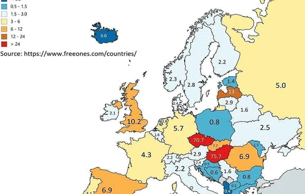 MAPA FILMSKE INDUSTRIJE ZA ODRASLE: Srbija najliberalnija na prostoru SFRJ, a evo koja zemlja je APSOLUTNI ŠAMPION!